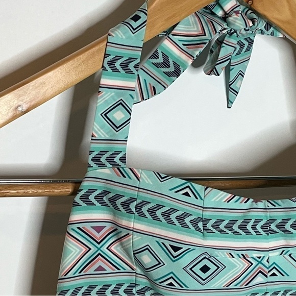 CARVE Designs Geometric Halter Sun Dress Size XS - Picture 4 of 9